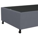 Ver imagem 5 de Base para Cama Box Solteiro 88x188cm Hit I02 Suede Cinza - Mpozenato