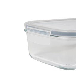 Pote Refratário Retangular com Tampa 1 Litro Mor Glass Forno Micro-ondas e Freezer - 5