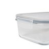 Pote Refratário Retangular com Tampa 1 Litro Mor Glass Forno Micro-ondas e Freezer - 5