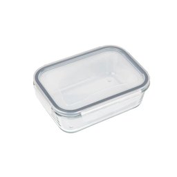 Pote Refratário Retangular com Tampa 1 Litro Mor Glass Forno Micro-ondas e Freezer - 1