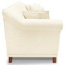 Ver imagem 3 de Sofa 2 Lugares Retro Polo 180cm com Almofada Linho Perola Ezz Perola