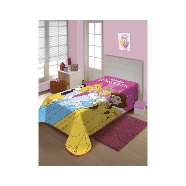 Cobertor Raschel Plus Disney Charme De Princesas 1,50 m x 2,00 m - Jolitex Cobertor Raschel Plus Disney Charme De Princesas 1,50 m x 2,00 m - Jolitex