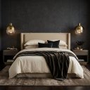 Ver imagem 2 de Cabeceira de Cama King Size Pier 2,23m Estofada Bege com Painel Acolchoado