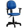 Cadeira Ergonômica Executiva com Braços Rj Azul - 1
