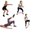 Ver imagem 3 de Kit 5 Faixas Elásticas Com 5 Níveis Fisioterapia
