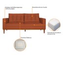 Ver imagem 5 de Sofá 2 Lugares Dubai Suede - Doce Sonho Móveis Sofá 2 Lugares Sofás Terracota