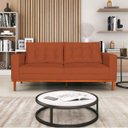 Ver imagem 2 de Sofá 2 Lugares Dubai Suede - Doce Sonho Móveis Sofá 2 Lugares Sofás Terracota