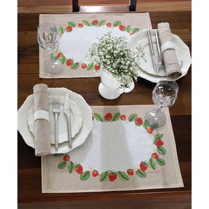 Lugar Americano Dohler Clean Renova Estampado Digital com 4 Pecas 45cmx31cm - Layla D - Unica