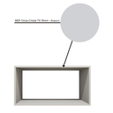 Ver imagem 4 de Nicho Decorativo Retangular 60x30x30 Mdf Plancasa:cinza Cristal Tx