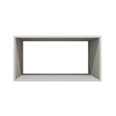 Ver imagem 1 de Nicho Decorativo Retangular 60x30x30 Mdf Plancasa:cinza Cristal Tx