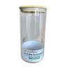 Pote de Vidro Reforçado Tampa Bambu Fechamento Hermético com Anel Silicone Capacidade de 1200ml - 1
