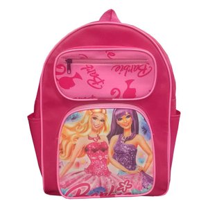 Mochila Escolar Infantil Barbie Md Rosa - Edu Bolsas