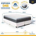 Ver imagem 4 de Cama Box com Colchão de Espuma D45 Pillow Top Fort Comfort King 193cm