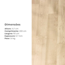 Ver imagem 6 de Piso Vinílico Colado Manta 7mm 10m² Home