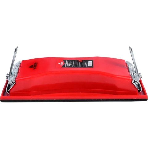 Taco Lixador Manual 105x210mm com Presilha Metálica ABS para Lixamento e Preparação Worker
