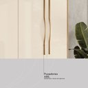 Ver imagem 6 de Guarda-Roupa Casal 4 Portas 4 Gavetas 218cm Domo Cinamon/Off White