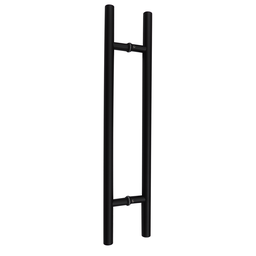 Puxador Duplo DF 907-32 - Preto - 40 cm - 1
