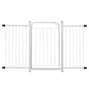 Ver imagem 1 de Grade Proteção Segurança Portão Pet 80cm Branco Bebê Cão com Extensor 2 de 30cm e 1 de 05cm Itagold