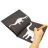 Livro de Colorir Neon Dinossauros com Canetas Fluorescentes - 6