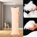 Ver imagem 4 de Travesseiro de Corpo Alinhador de Postura com Capa Macia Percal 140 Fios 100% Algodão Palha Casa Don