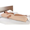 Ver imagem 1 de Travesseiro de Corpo Alinhador de Postura com Capa Macia Percal 140 Fios 100% Algodão Palha Casa Don