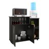 Armário Balcão com Fruteira e 2 Portas Bebedouro Micro-ondas Ajl Store Cozinha Black - 2