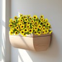 Ver imagem 7 de Kit 12 Plantas Girassóis Amarelos Baratos para Decoração Rústica, Fazenda Interna Qualidade Realista