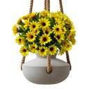 Ver imagem 3 de Kit 12 Plantas Girassóis Amarelos Baratos para Decoração Rústica, Fazenda Interna Qualidade Realista