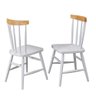 Mesa de Jantar Udine com 4 Cadeiras Branco Natural 125x80 - 7