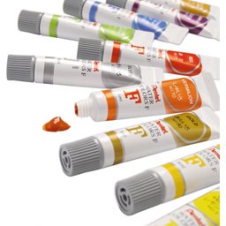 Pentel Water Colors - Tinta Aquarela Tubo - 12 Cores Wfrs-2 WFRS-12 - 1