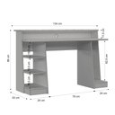 Ver imagem 6 de Mesa Gamer Escrivaninha Mesa de Computador Xp - Preto/vermelho