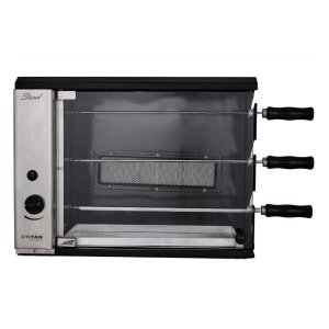 Churrasqueira a Gás Rotativa de Bancada Stand 3 Espetos Titan Tipo de Gás - Voltagem:glp - 127v