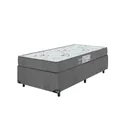 Ver imagem 1 de Cama Box Solteiro + Colchão D33 One Face - Suede Cinza