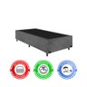 Cama Box Solteiro + Colchão D33 One Face - Suede Cinza - 5