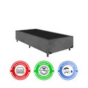 Ver imagem 5 de Cama Box Solteiro + Colchão D33 One Face - Suede Cinza