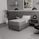 Ver imagem 6 de Cama Box Solteiro + Colchão D33 One Face - Suede Cinza