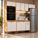 Ver imagem 1 de Cozinha Completa Modulada 4 Peças com Torre Quente para 2 Fornos e Espaço para Cooktop Madalena
