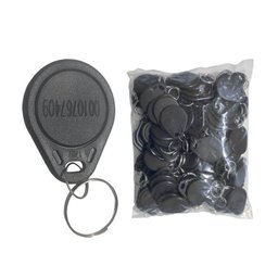 Pacote com 10 Controladores de Acesso Tag Preto - 1