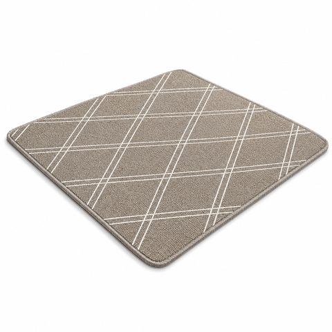 Aparador Louças Escorredor Alta Absorção Geométrico 45x40 cm:Kit 2/Cinza