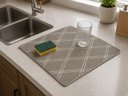 Ver imagem 4 de Aparador Louças Escorredor Alta Absorção Geométrico 45x40 cm:Kit 2/Cinza