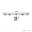 Ver imagem 4 de Luminária Tubular Calha Hermética T8 2x G13 1,2m Ip65 Opus