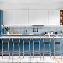 Ver imagem 6 de Kit 6 Banquetas para Balcão Flórida Prata Bistrô Ilhas Cozinha Gourmet Bares