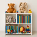 Ver imagem 1 de Estante Infantil Nichos Organizador de Brinquedos Livros Quarto