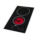 Ver imagem 1 de Fogão Cooktop Fischer 2 Bocas Elétrico Mesa Vitrocerâmica Touch
