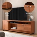 Ver imagem 3 de Rack Bancada para Tv de até 70" 3 Portas Dalva Jequitiba