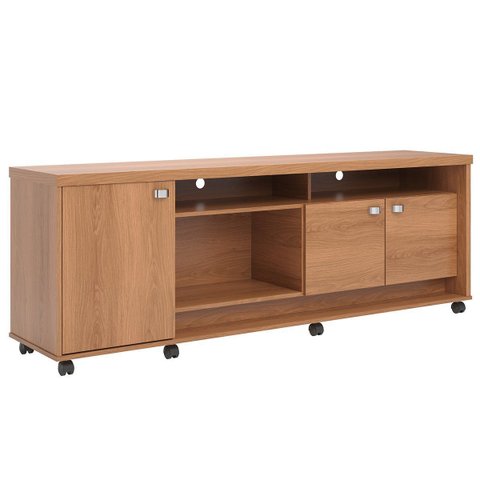 Rack Bancada para Tv de até 70" 3 Portas Dalva Jequitiba