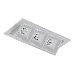 Spot Embutir Picco Triplo Orientável Interlight 4582ab Cor Branco 110v/220v