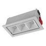 Spot Embutir Picco Triplo Orientável Interlight 4582ab Cor Branco 110v/220v - 2