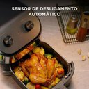 Ver imagem 4 de Fritadeira Air Fryer Midea 4,5l Widemax Cyclone Preto e Inox Fwm45p1 - 127v