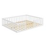Cama Infantil Montessoriana Queen Cor Branco Nemargi - 2
